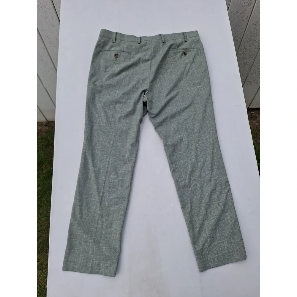 Ralph Lauren Slim Fit Green Gingham Slacks 38x30